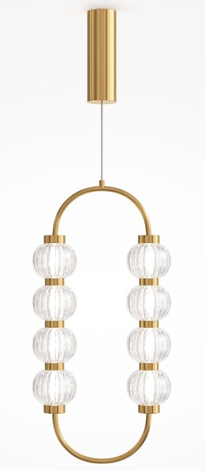 Maytoni Amulet Pendelleuchte 1x16 W transparent-gold MOD555PL-L11G3K