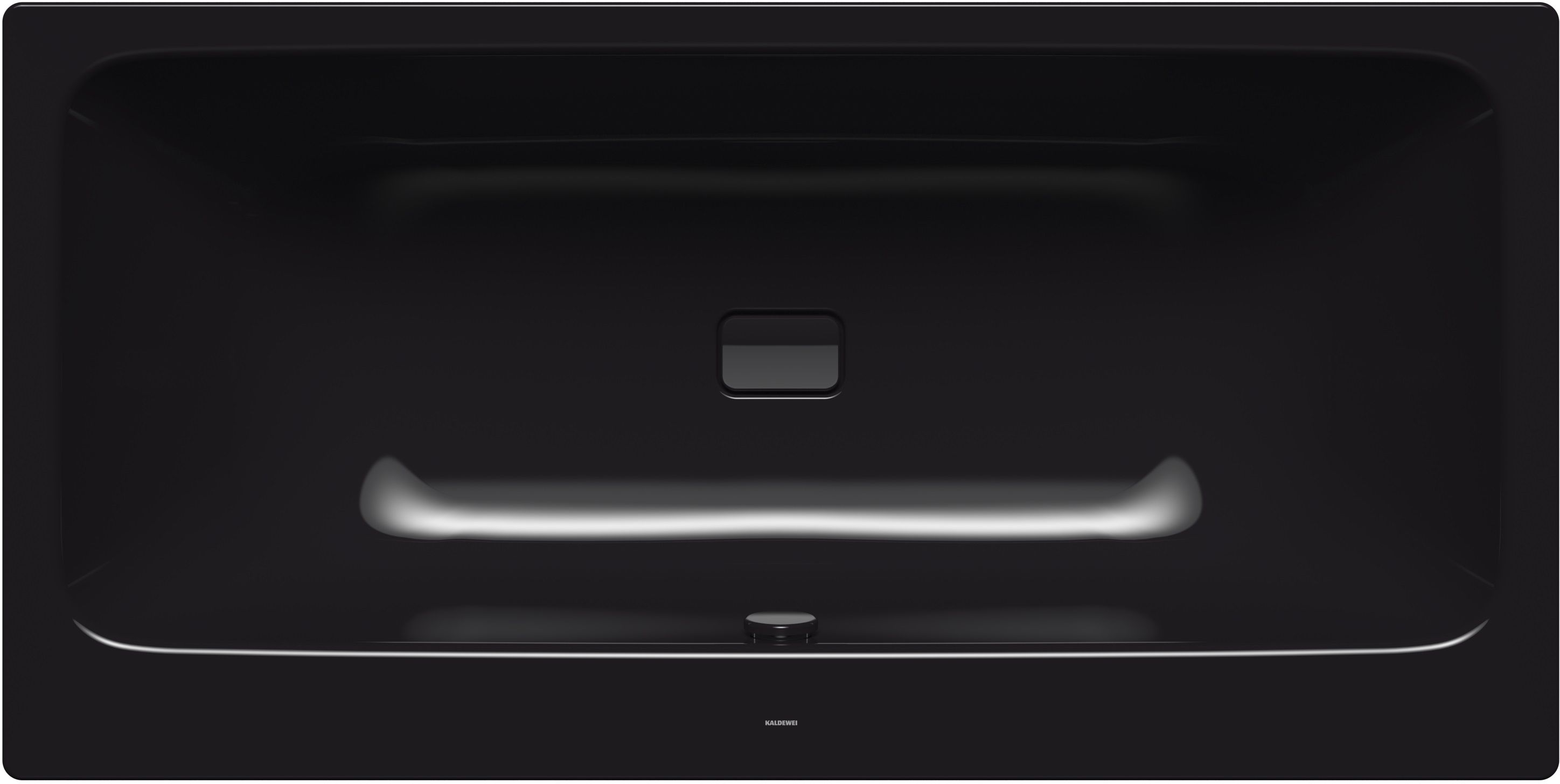 Kaldewei Asymmetric Duo Rechteckige Badewanne 170x80 cm schwarz 274000013701
