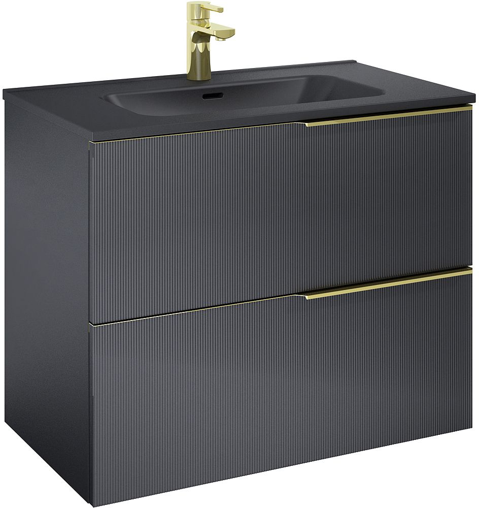 Elita Soho Kabinett 80x45.3x63.5 cm Unterschrank hängend schwarz RE010804047160