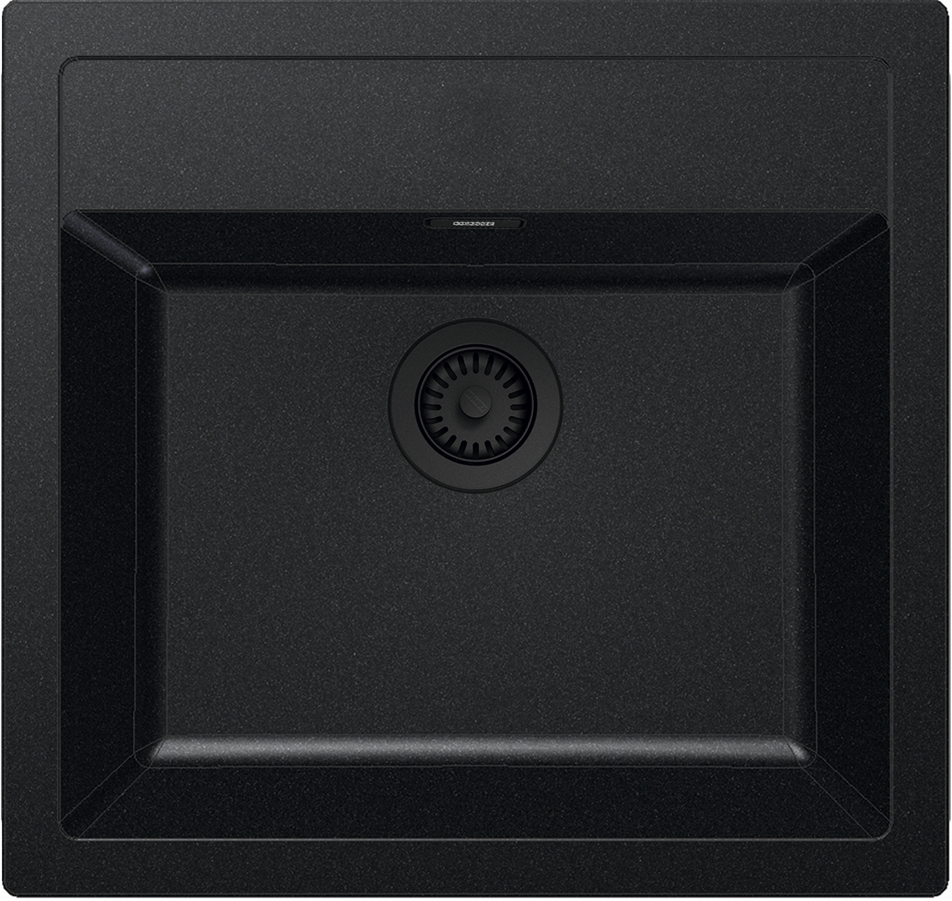 Franke Sirius SID Tektonit-Waschbecken 56x53 cm schwarz 143.0702.425
