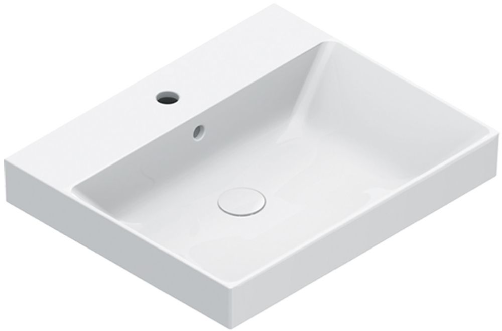 Catalano Zero Waschbecken 60x50 cm rechteckig Klassisch weiß 0120601001