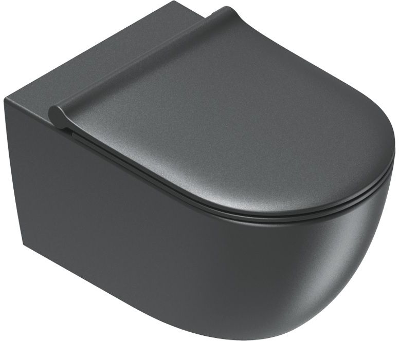 Catalano Sfera WC-Becken hängend Spülrandlos schwarz Matte 0511550022