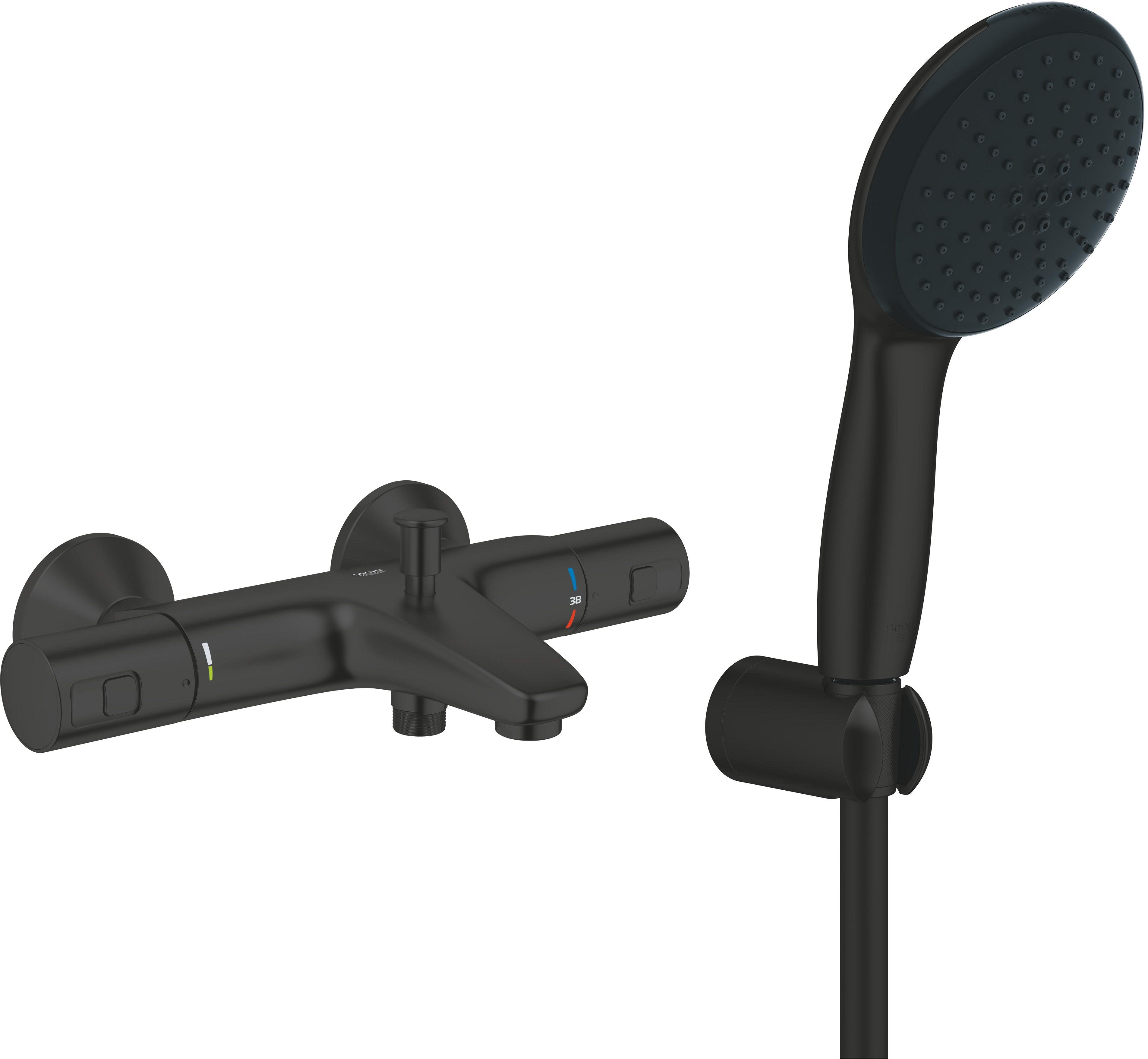 Set Badewannen- und Duscharmatur Grohe Precision 345982430, Duschset Grohe Vitalio Start 279502431