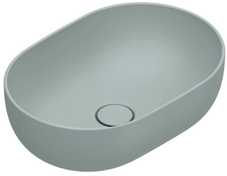 Catalano Sfera Waschbecken 50x35 cm oval Aufsatzwaschbecken blau 0522500028