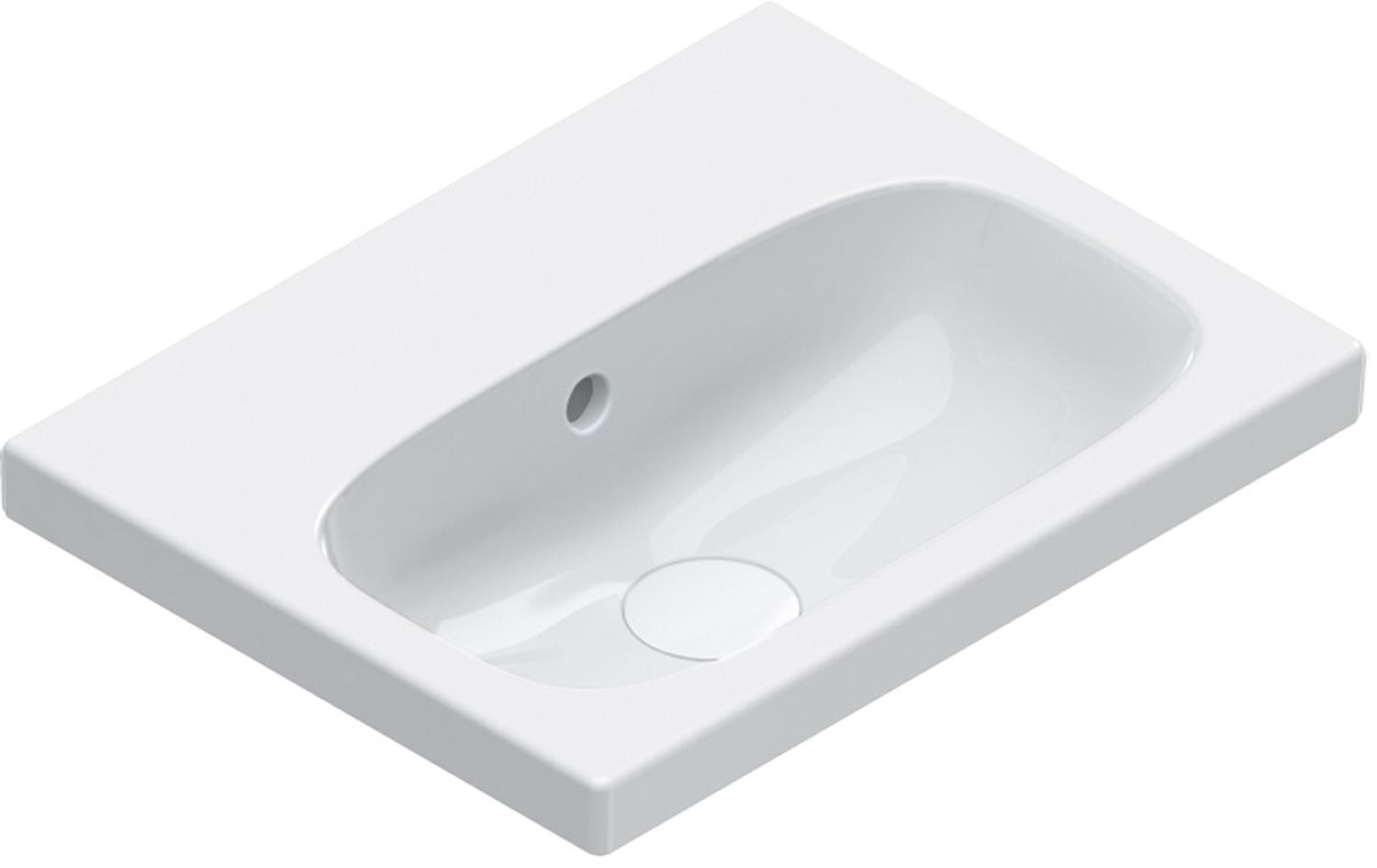 Catalano Alvea Waschbecken 45x35 cm rechteckig Klassisch-Möbel weiß 0620450001