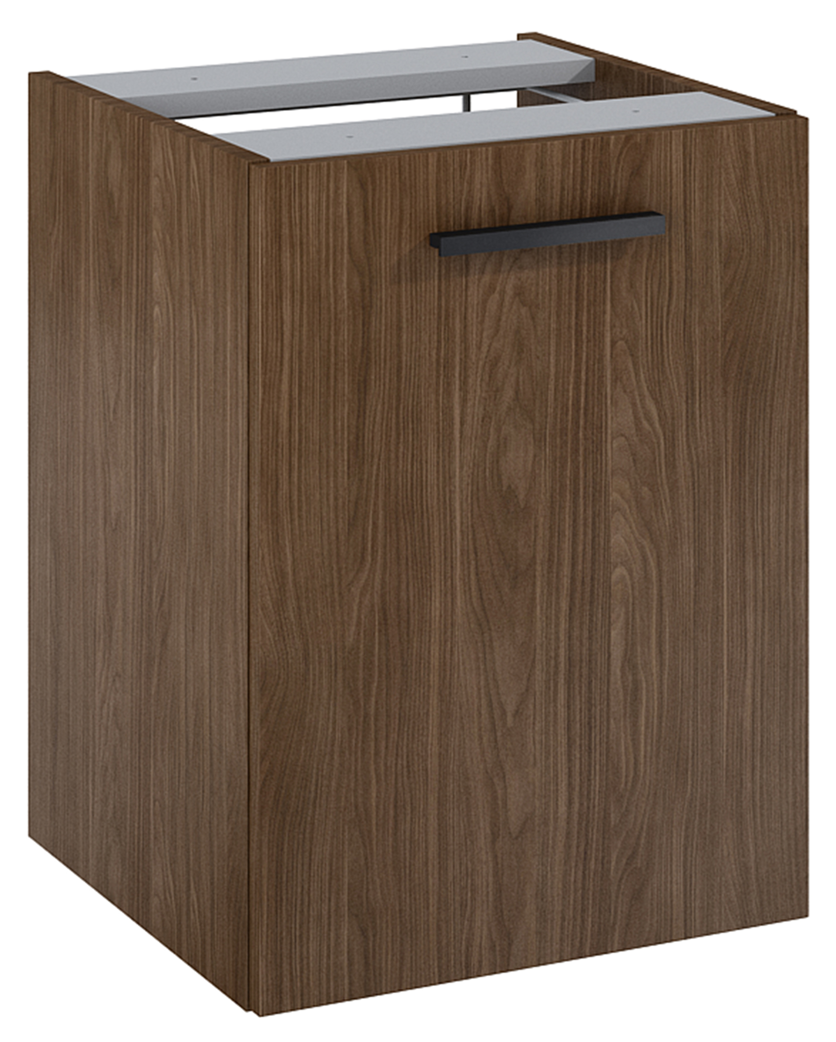 Roca Kwadro Kabinett 39.8x38.4x53 cm Seitenschrank hängend nuss A857973540