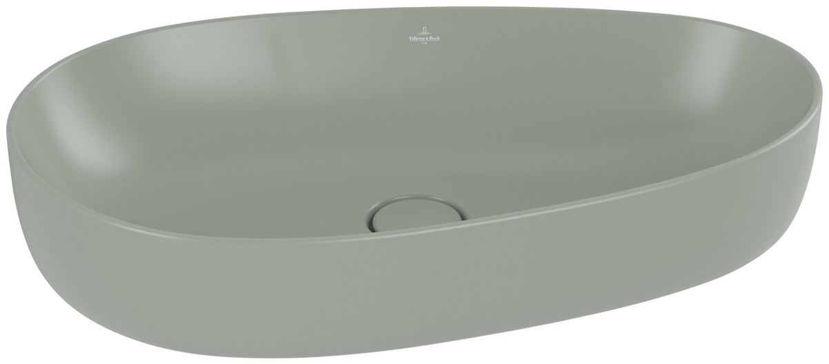 Villeroy & Boch Antao umywalka 65x40 cm owalna nablatowa zielona 4A7465R8