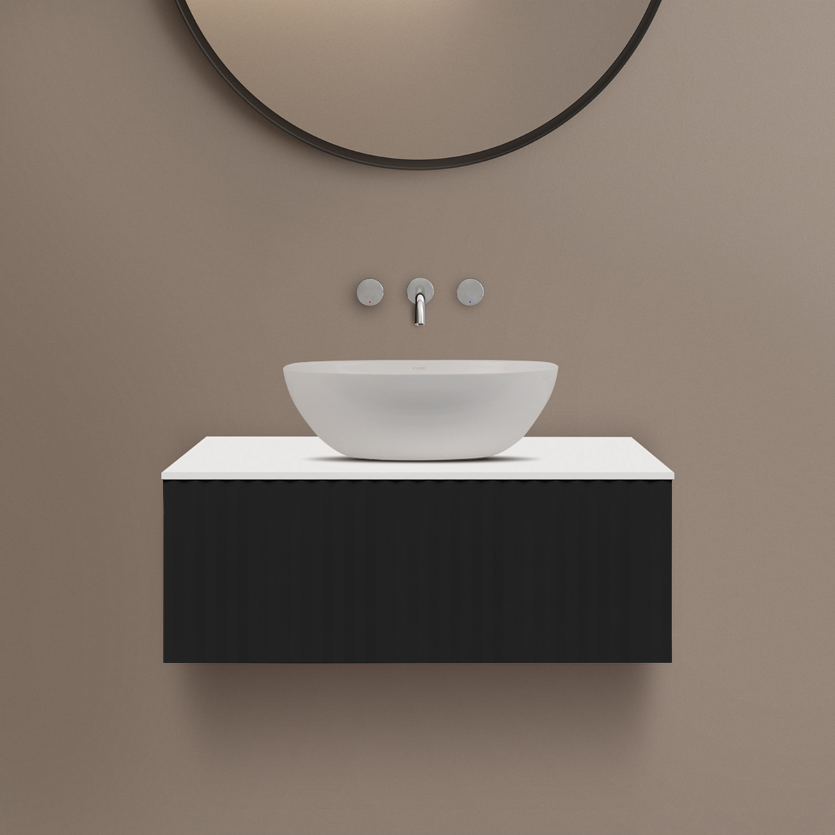 Set Kabinett Ksuro 02 50003030, Naphtha-Arbeitsplatte Ksuro 02 53003000