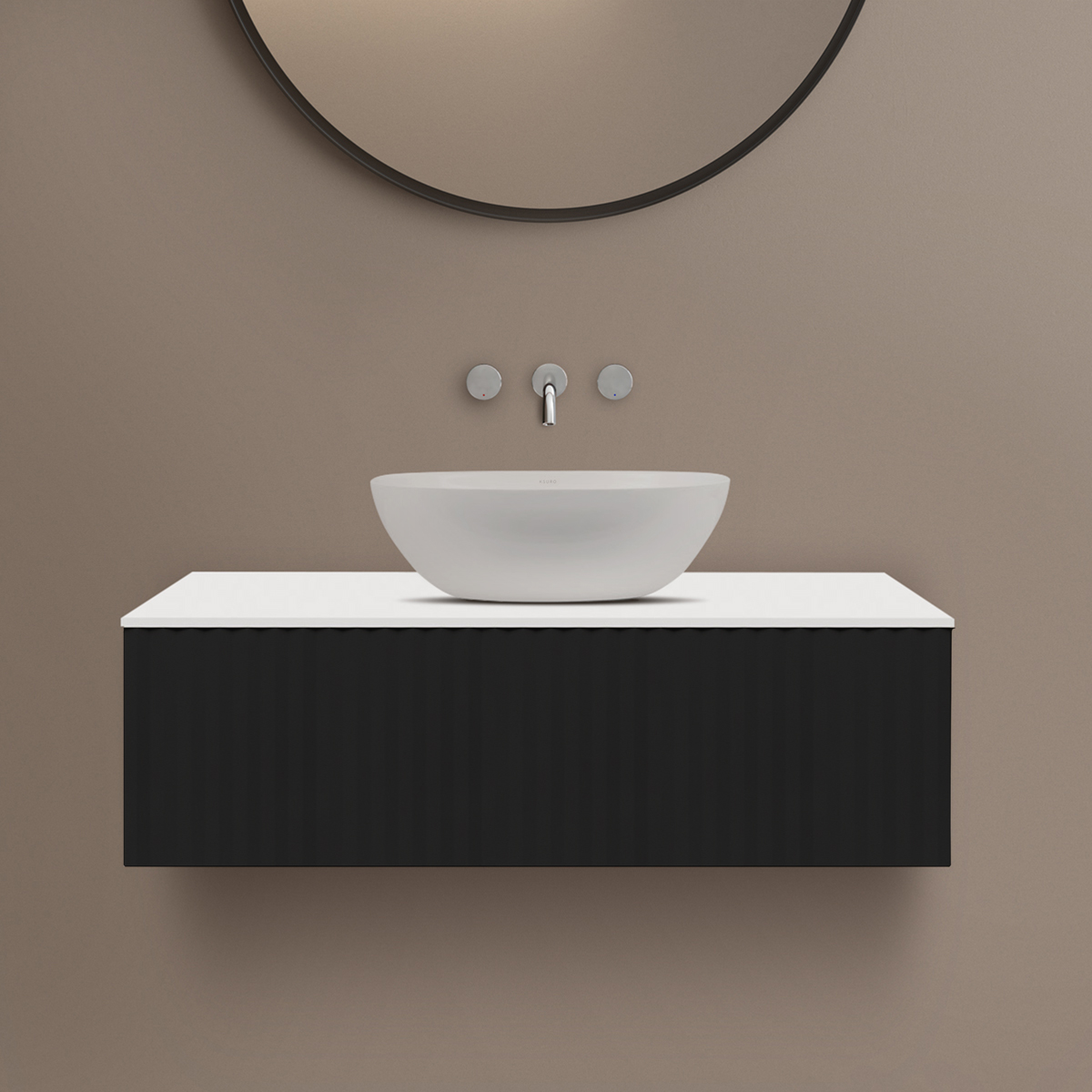 Set Kabinett Ksuro 02 50004030, Naphtha-Arbeitsplatte Ksuro 02 53004000