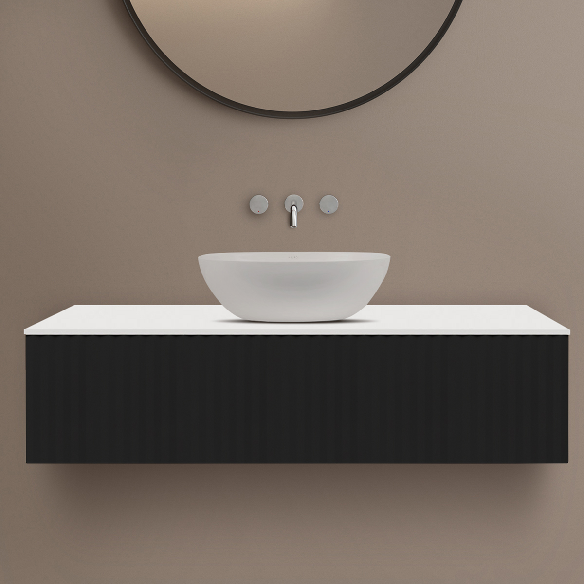 Set Kabinett Ksuro 02 50005030, Naphtha-Arbeitsplatte Ksuro 02 53005000