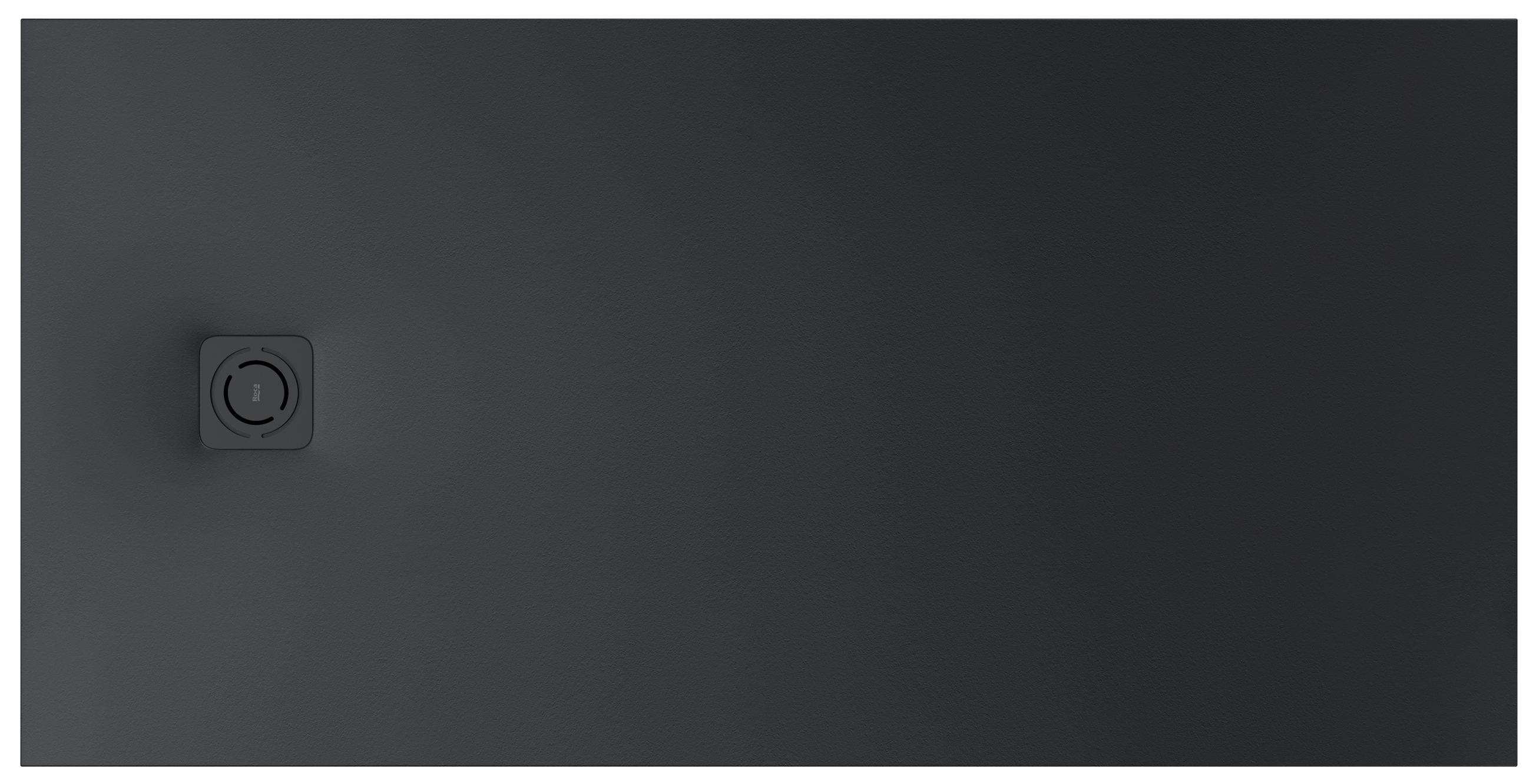 Roca Magma Rechteckige Duschwanne 200x100 cm schwarz APE017D03E803400