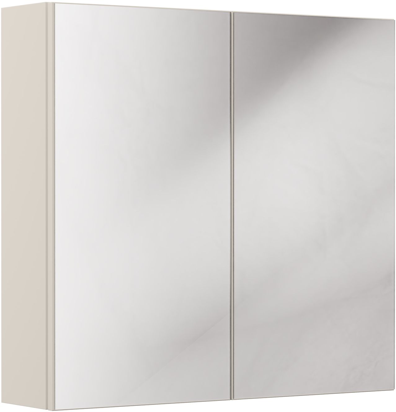 Comad Bella Cashmere Kabinett 80x19x75 cm Spiegelschrank beige CASHMERE UN 84-80-2D