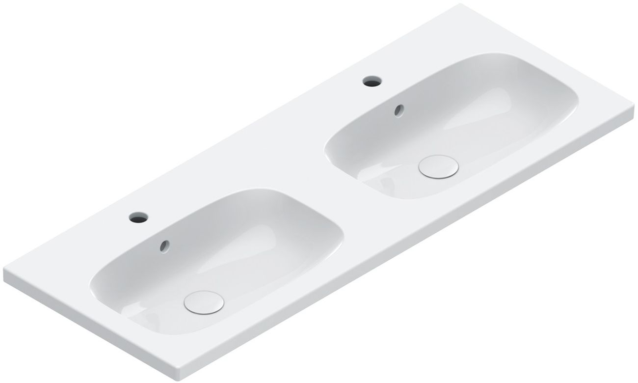 Catalano Alvea Waschbecken 120x46 cm rechteckig Klassisch-Möbel weiß 0621222001