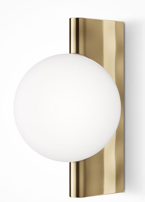 Maytoni Avant-garde Leuchter 1x25 W weiß-messing MOD324WL-01BS