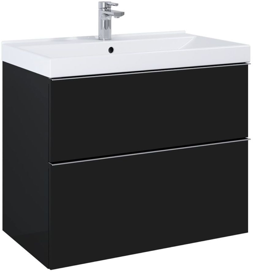 Elita Look Kabinett 80x44.9x63.5 cm Unterschrank hängend schwarz RE010801027160