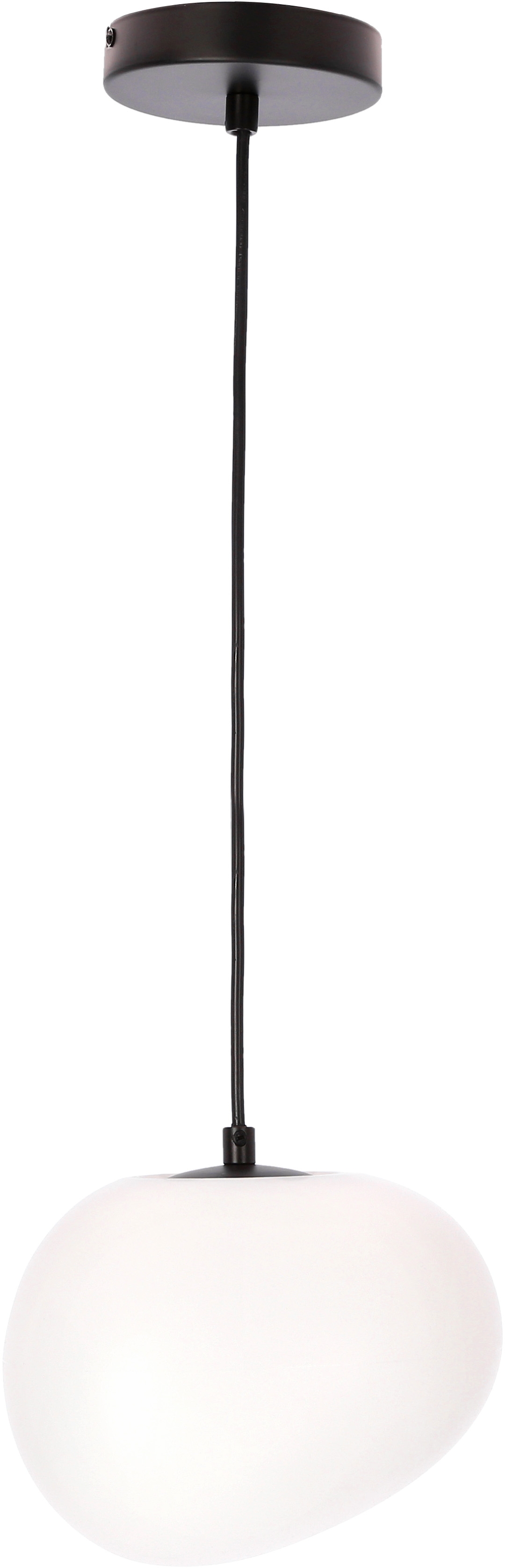 Candellux Stones Pendelleuchte 1x40 W weiß-schwarz 31-35134