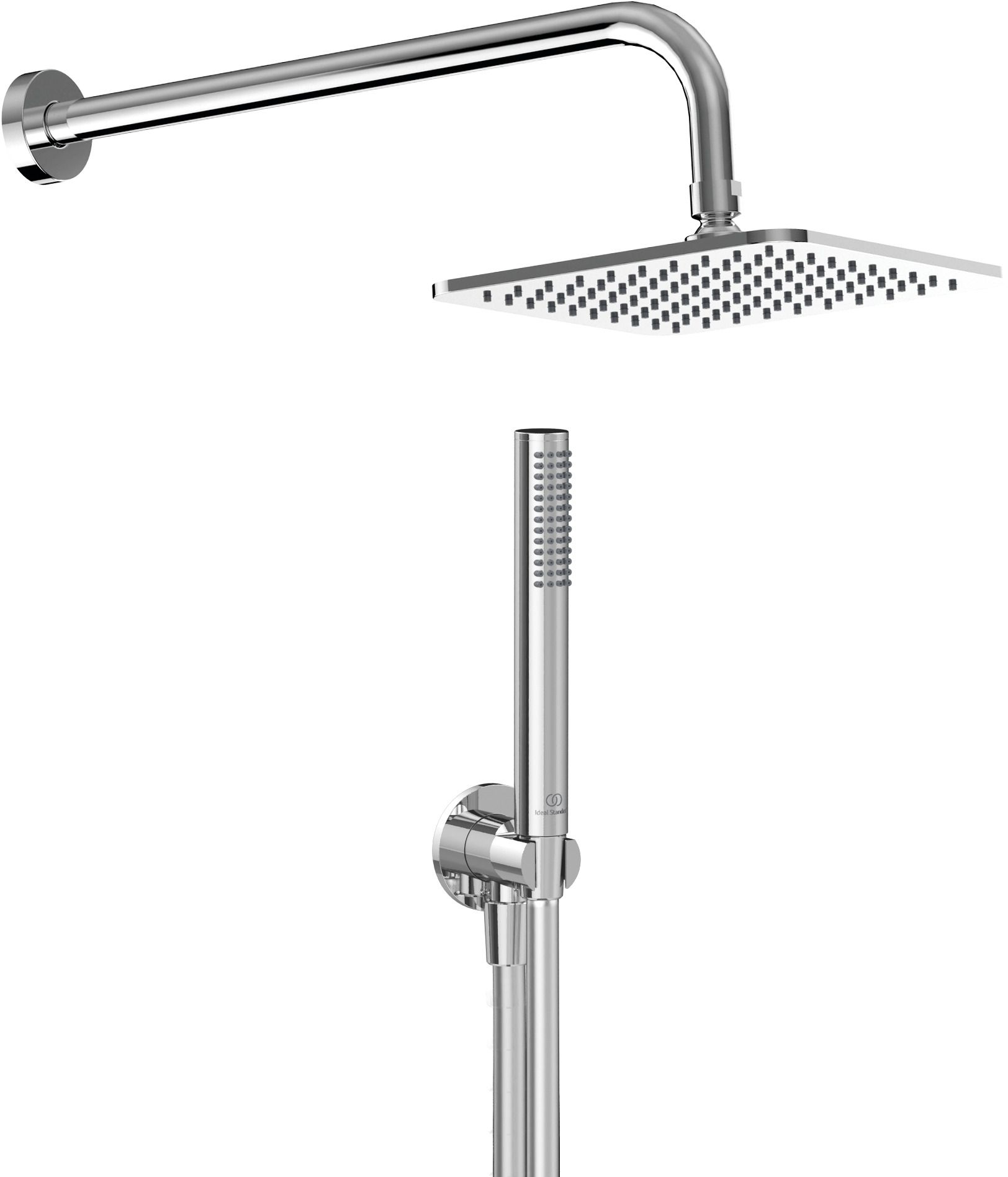 Ideal Standard Idealrain Duschset Unterputz mit Regenbrause chrom BD390AA