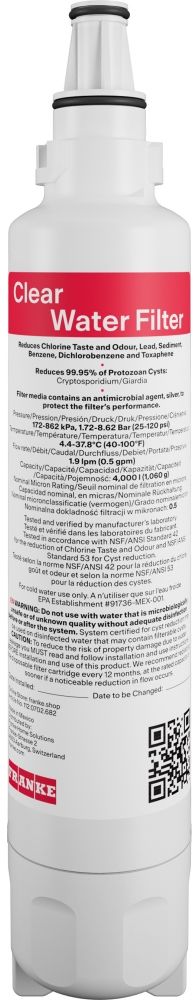 Franke Clear Water Untertischfilter 112.0702.682