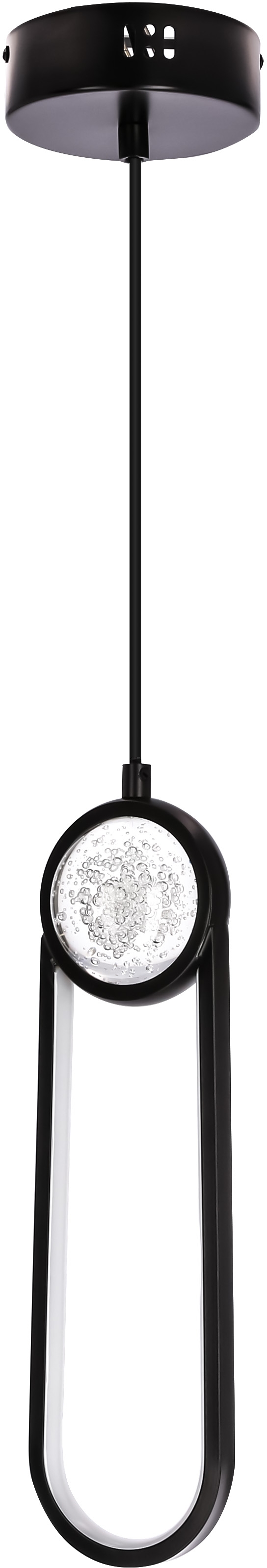 Candellux Lacrima Pendelleuchte 1x15 W schwarz 31-35585