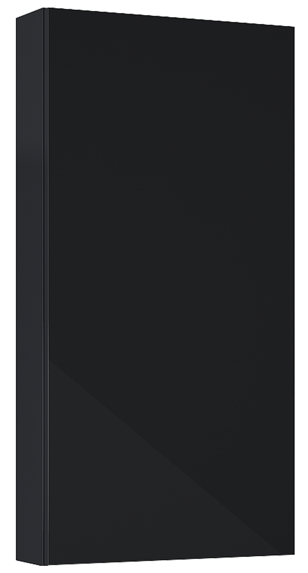 Roca Extra Kabinett 40x12.6x80 cm Seitenschrank hängend schwarz A857957351