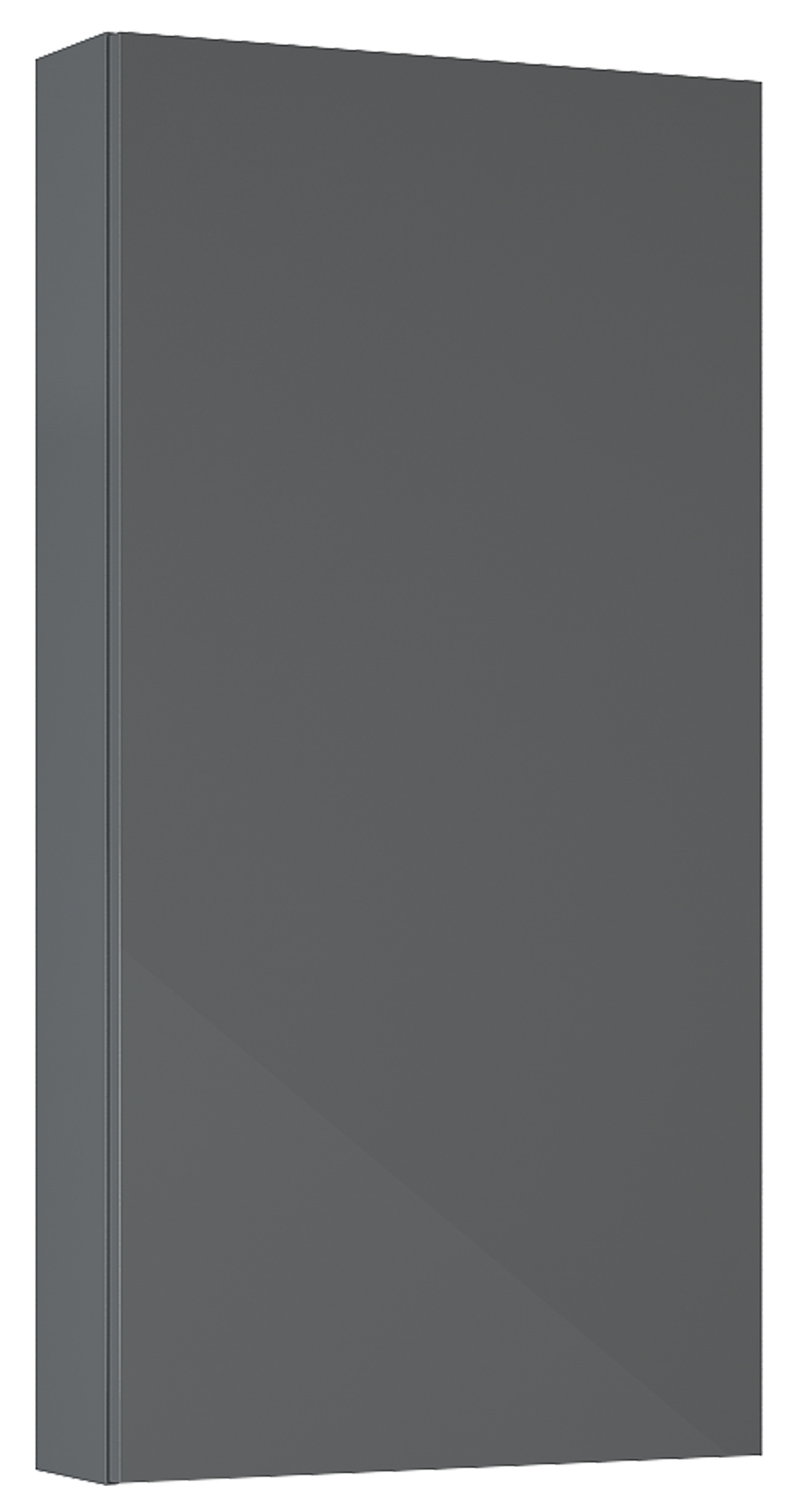 Roca Extra Kabinett 40x12.6x80 cm Seitenschrank hängend anthrazit A857957153