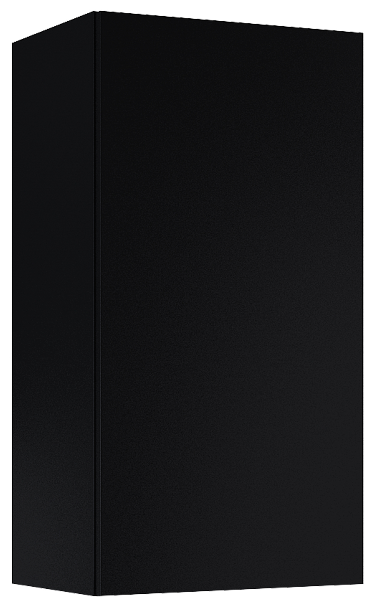 Roca Extra Kabinett 40x21.6x80 cm Seitenschrank hängend schwarz A857958532
