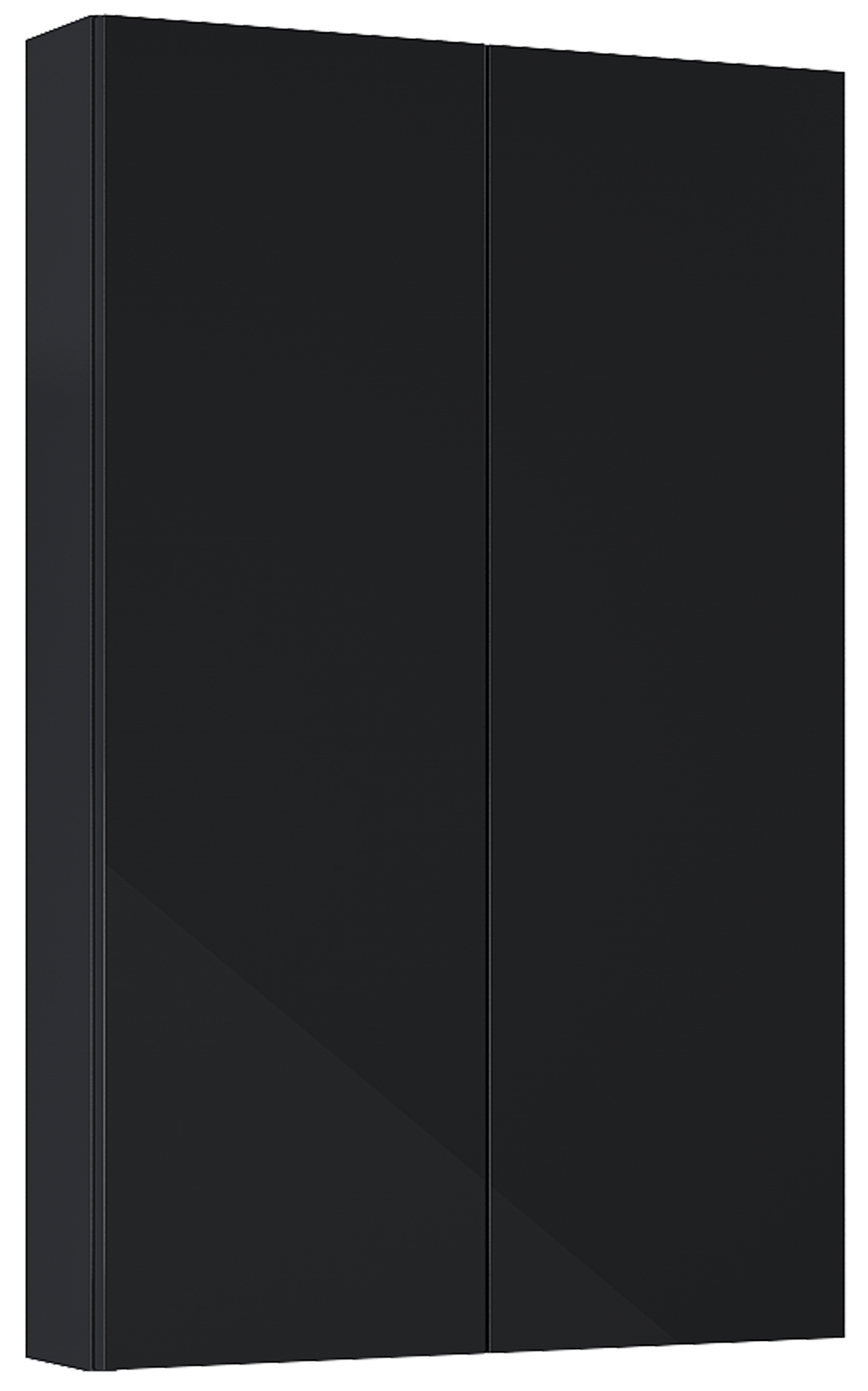 Roca Extra Kabinett 50x12.6x80 cm schwarz A857960351