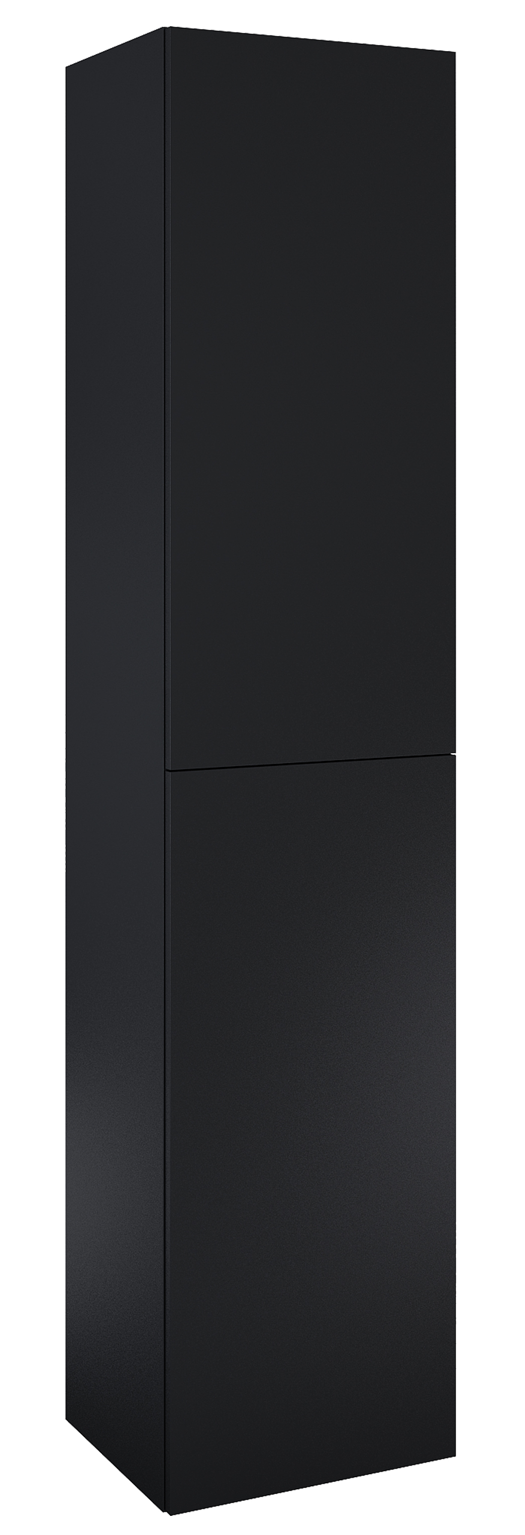 Roca Extra Kabinett 40x35.2x180 cm Seitenschrank hängend schwarz A857956532