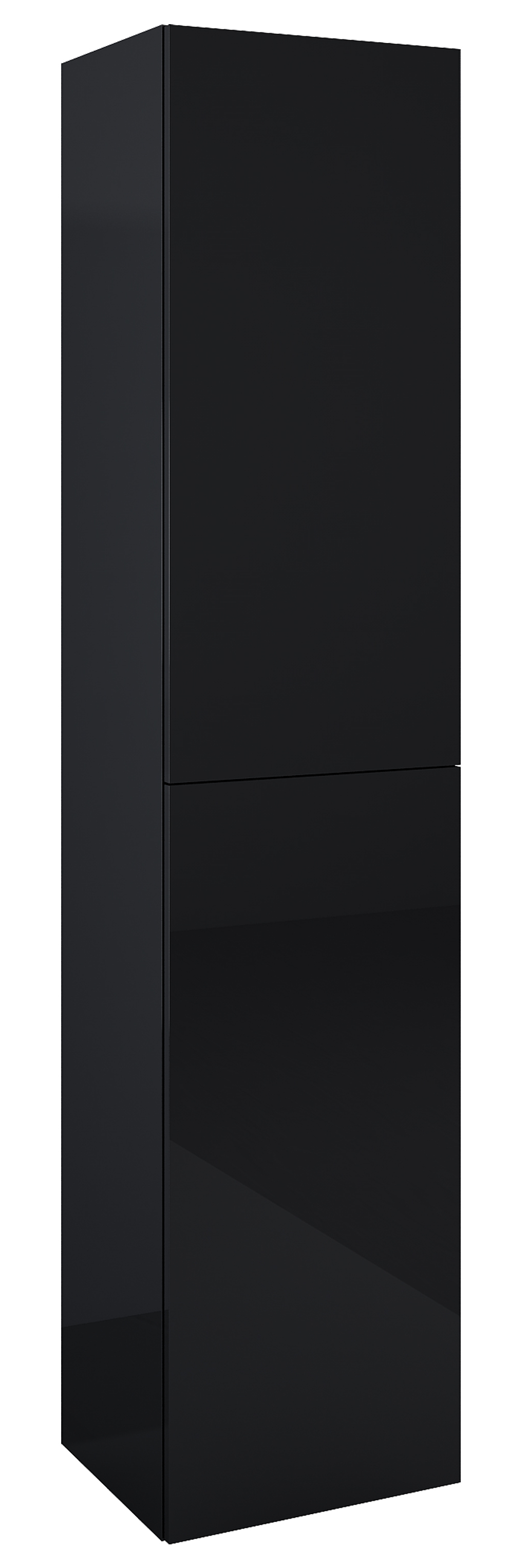 Roca Extra Kabinett 40x35.2x180 cm Seitenschrank hängend schwarz A857956351