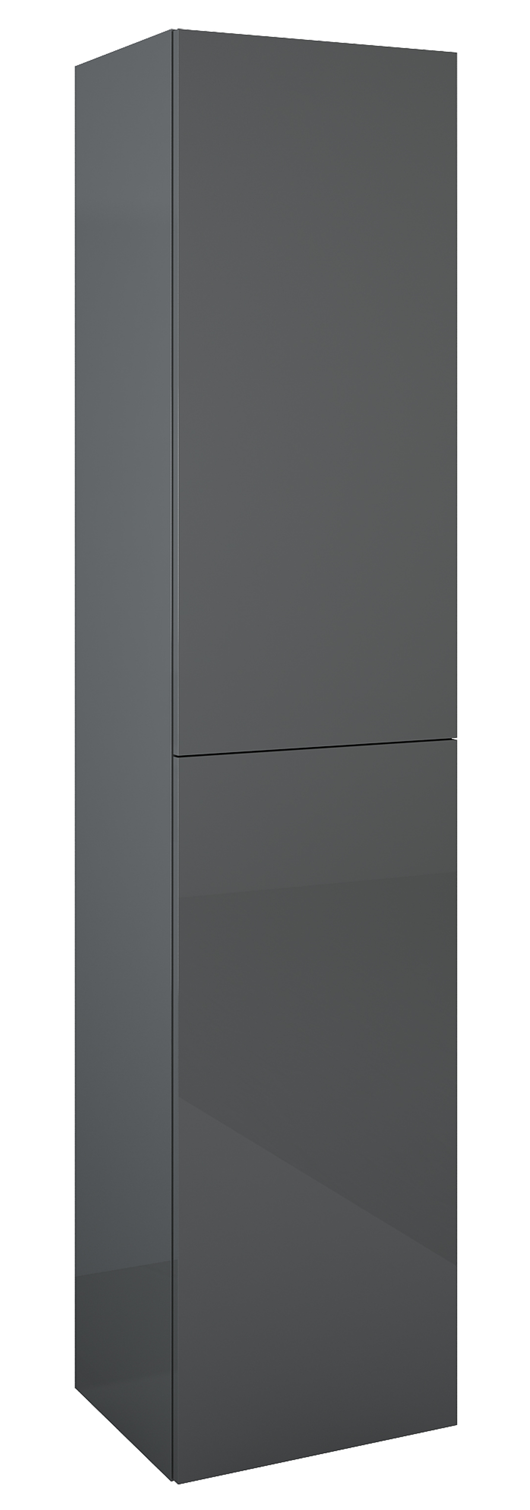 Roca Extra Kabinett 40x35.2x180 cm Seitenschrank hängend anthrazit A857956153