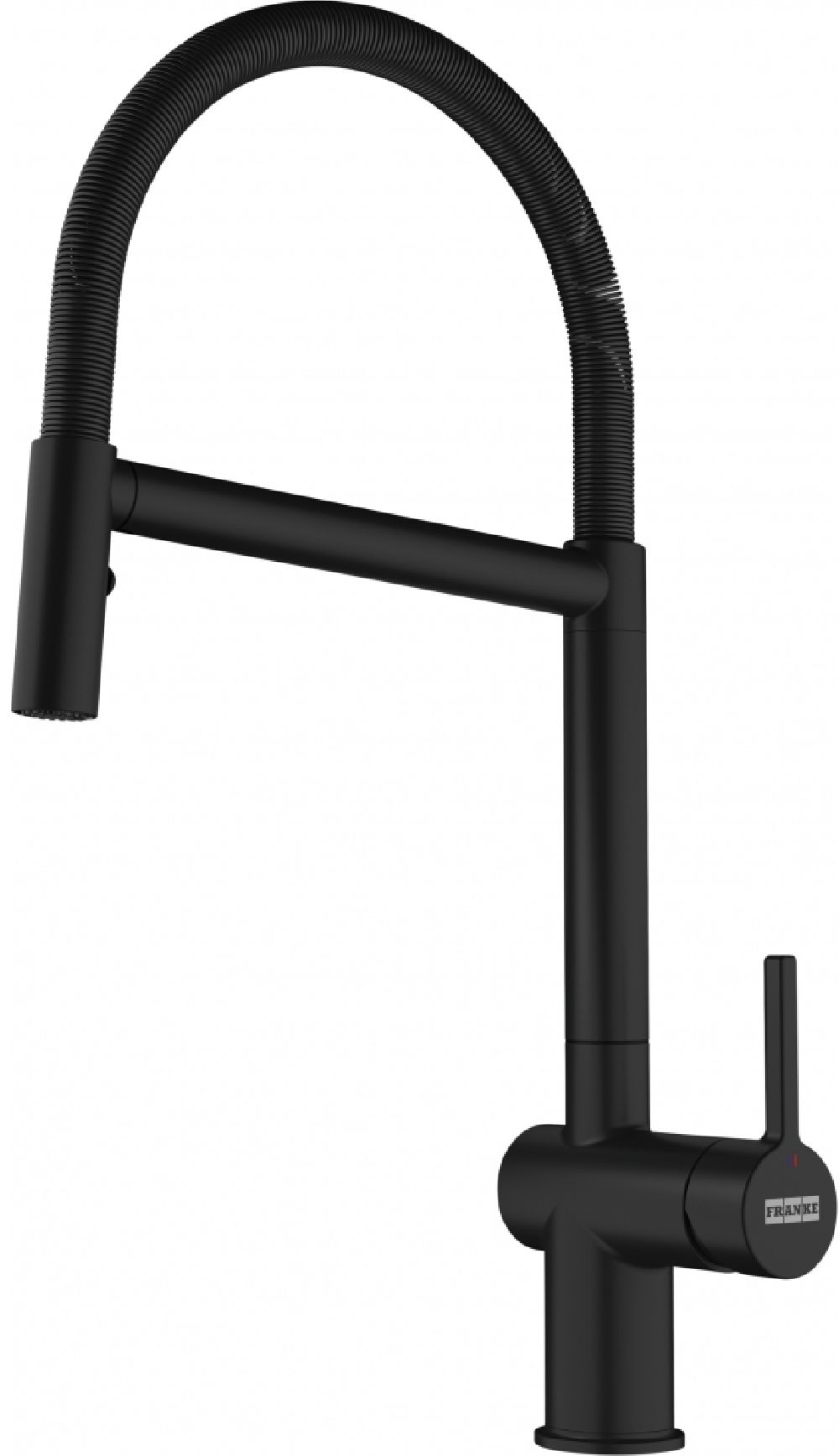 Franke Active Semi Pro Spray Küchenarmatur Stehend schwarz 115.0653.409
