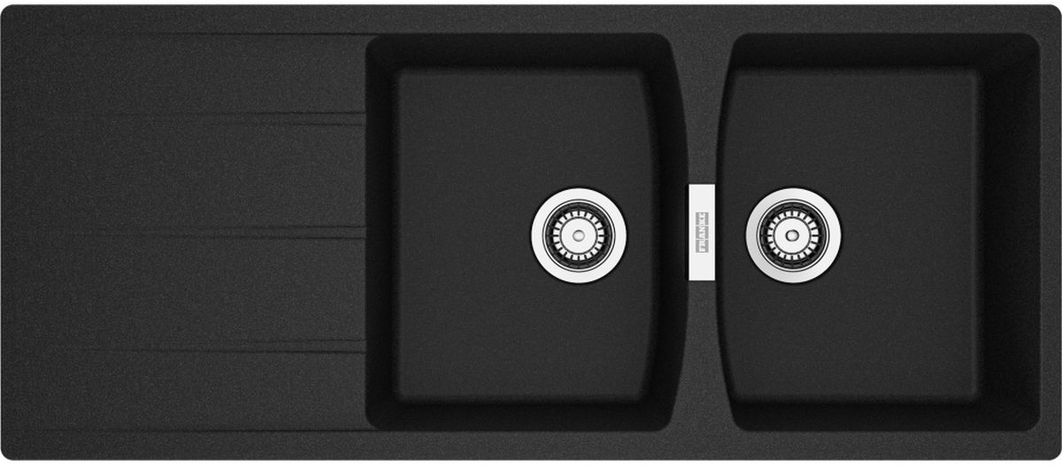 Franke Centro Granitspüle 116x50 cm schwarz 114.0710.232
