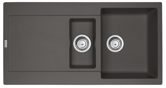 Franke Maris granitspüle 97x50 cm grau/graphit/onyx 114.0716.348