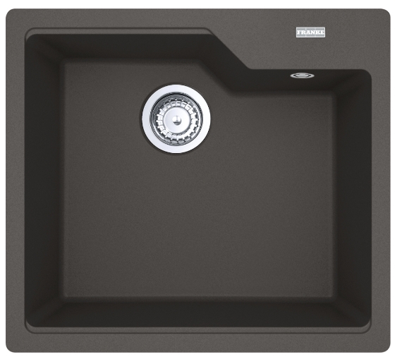 Franke Urban granitspüle 56x50 cm grau/graphit/onyx 114.0716.361