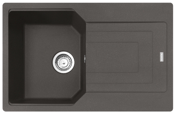 Franke Urban granitspüle 78x50 cm grau/graphit/onyx 114.0716.363