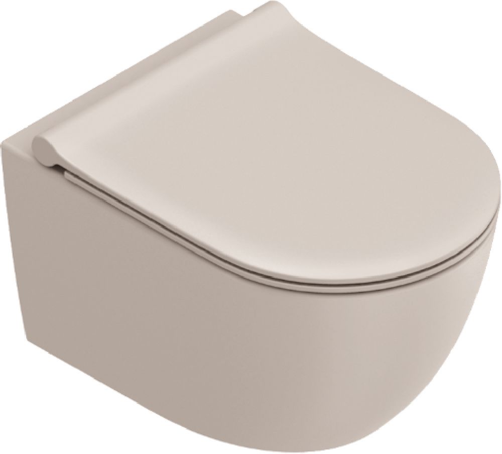 Catalano Sfera WC-Becken hängend Spülrandlos beige Matte 0511500031