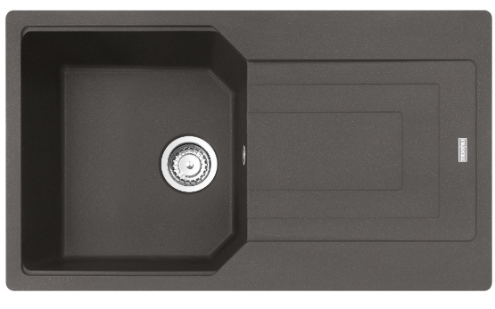 Franke Urban granitspüle 86x50 cm grau/graphit/onyx 114.0716.365