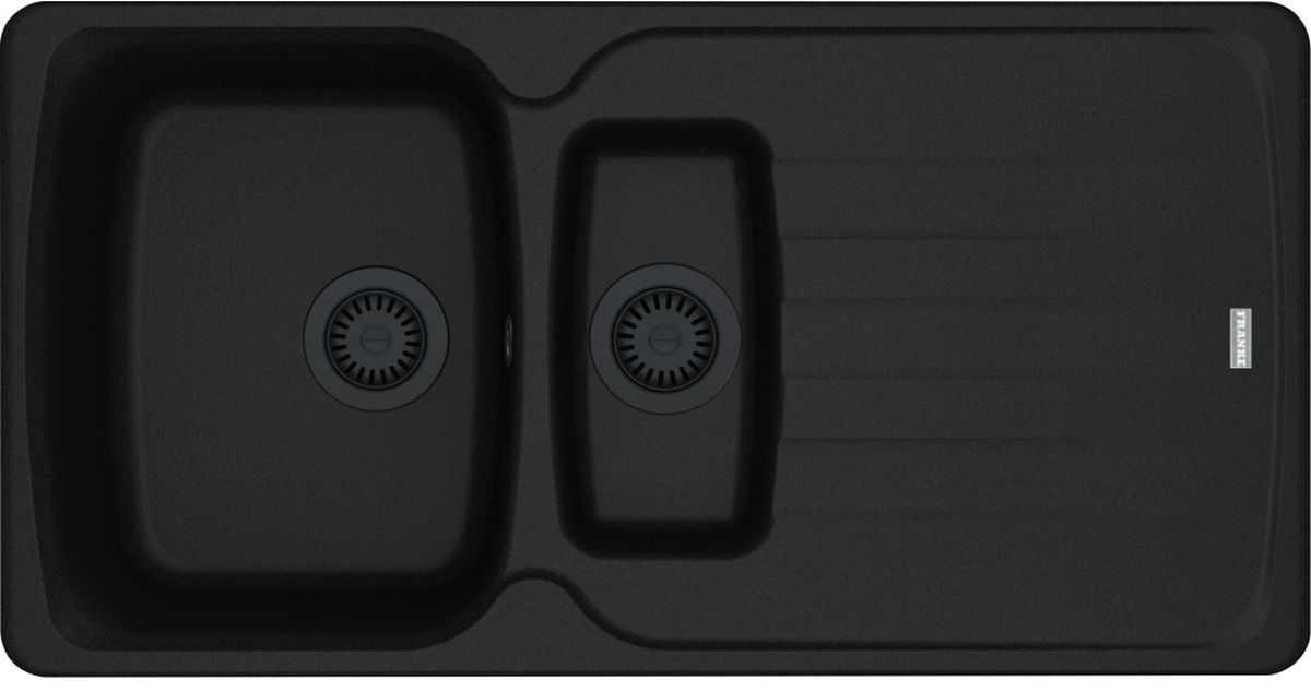 Franke Antea granitspüle 97x50 cm schwarz 114.0693.549