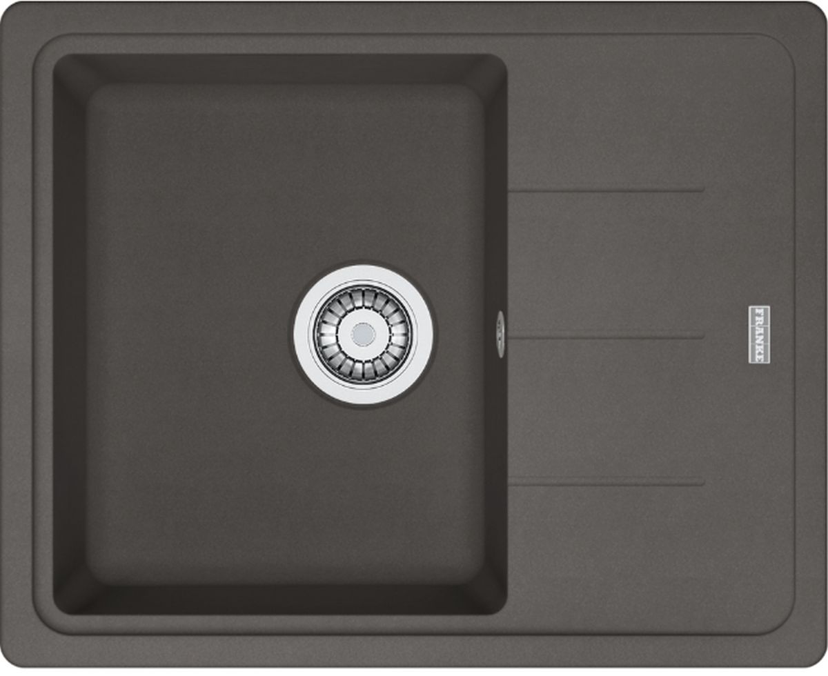 Franke Basis granitspüle 62x50 cm grau/graphit/onyx 114.0716.316