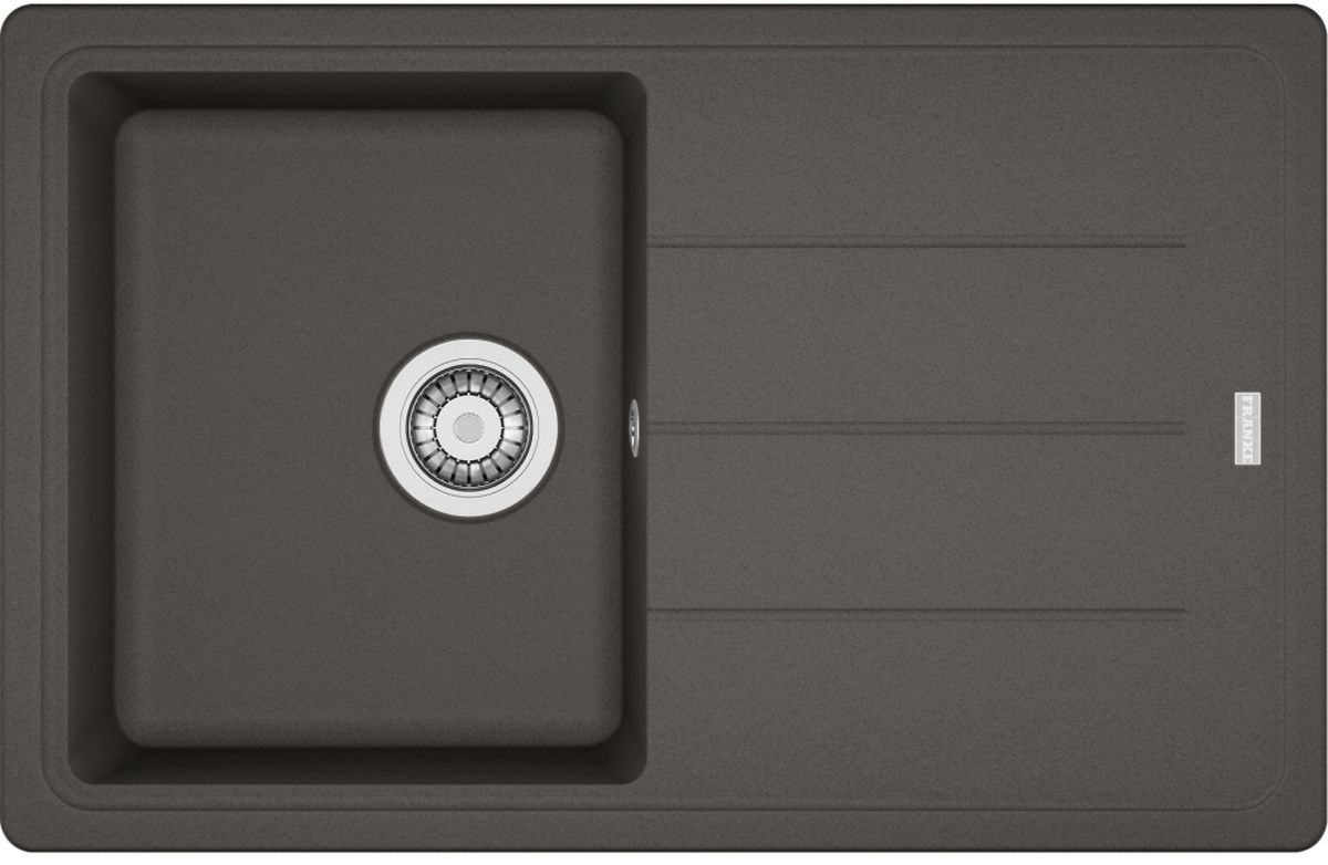 Franke Basis granitspüle 78x50 cm grau/graphit/onyx 114.0716.317