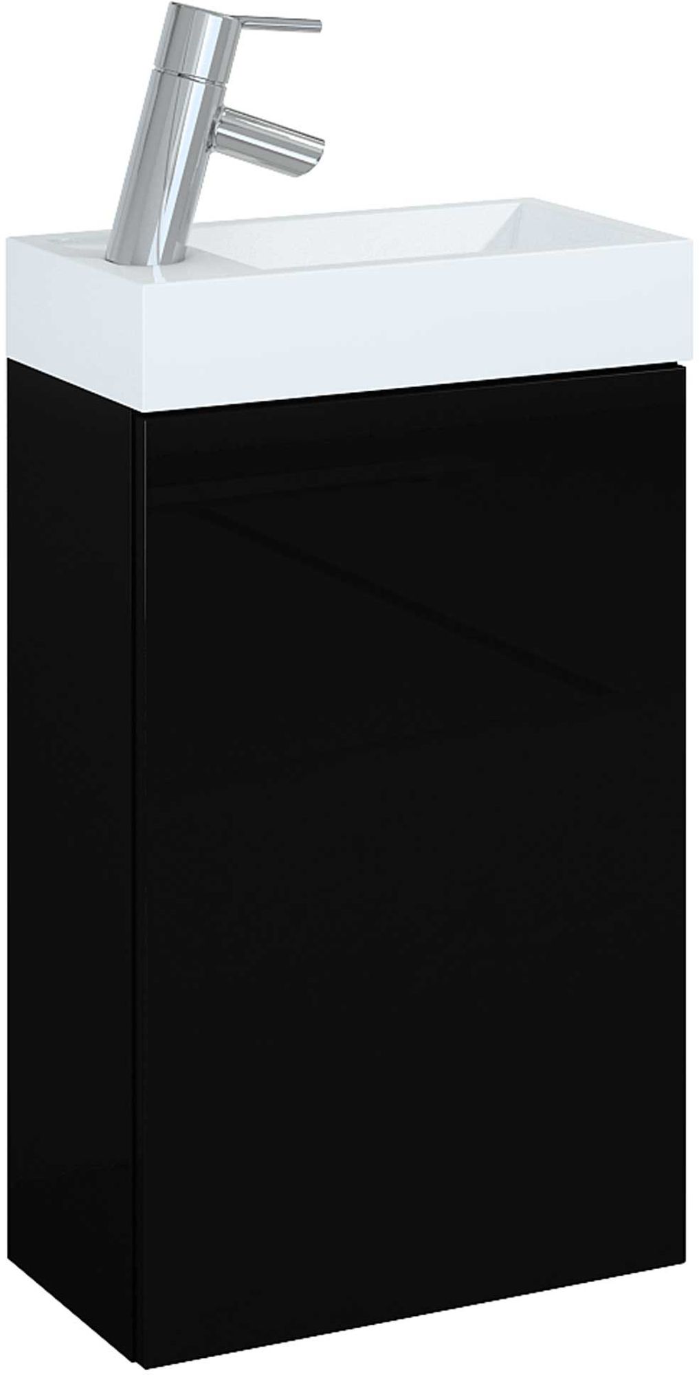 Elita Young Basic Waschbecken mit Unterschrank 40.2 cm schwarz RE163070003510