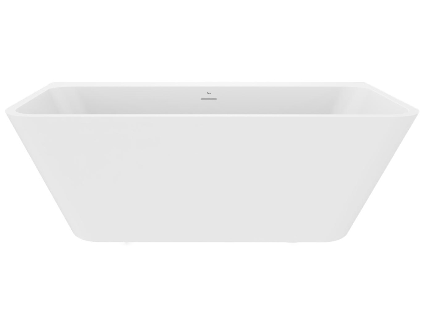 Roca Sal Wandmontierte Badewanne 165x75 cm rechteckig weiß A248688000