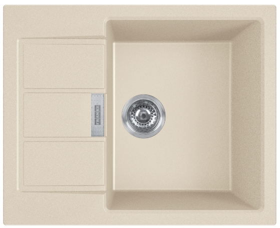 Franke Sirius 2.0 Tektonit-Waschbecken 62x50 cm beige 143.0671.559