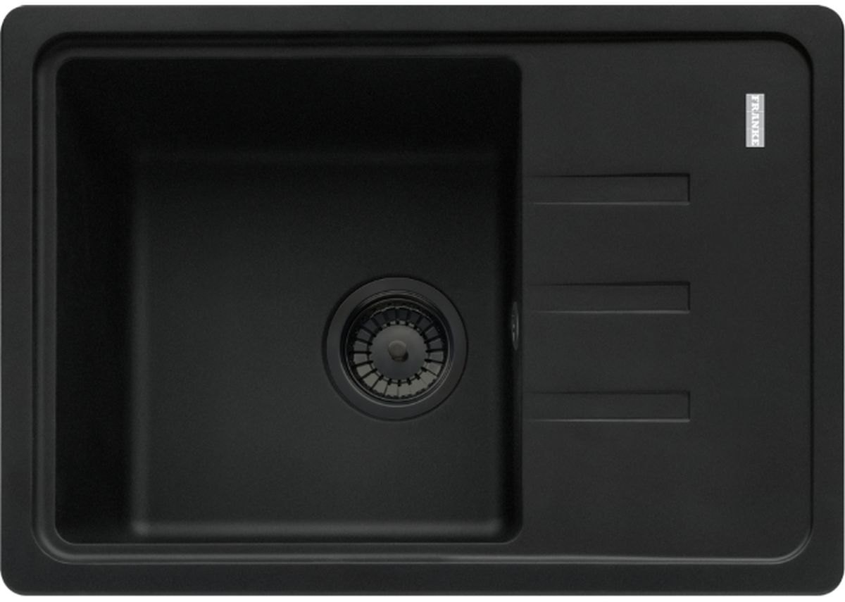 Franke Bliss granitspüle 62x43.5 cm schwarz 114.0693.560