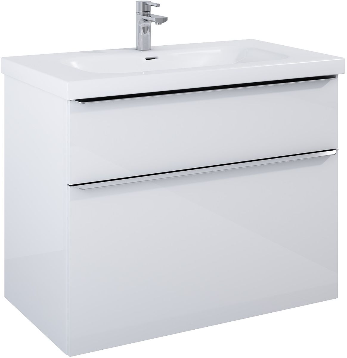 Elita Lofty Kabinett 91x48.7x69.5 cm Unterschrank hängend weiß RE010900028060