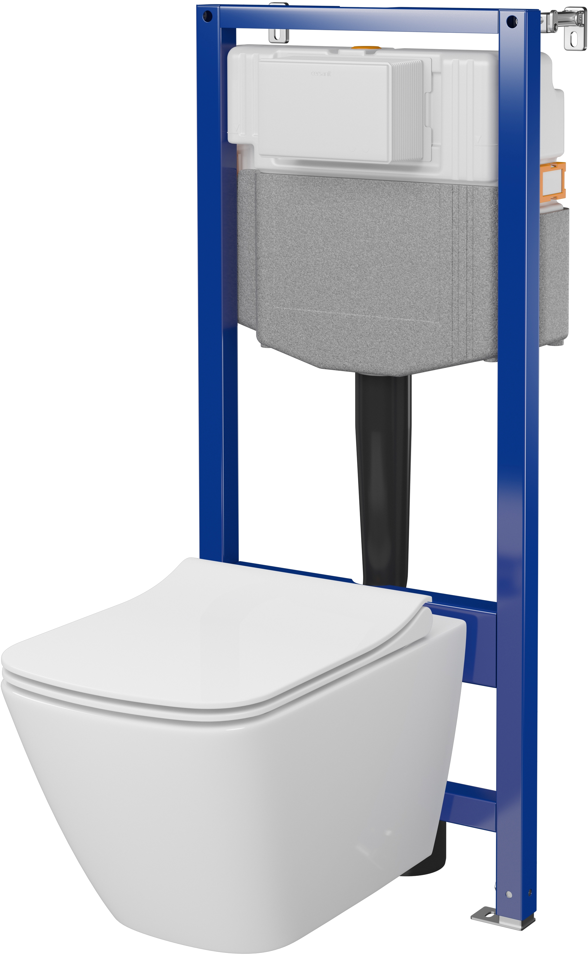 Cersanit City Square WC-Komplettset mit Vorwandelement S701-890