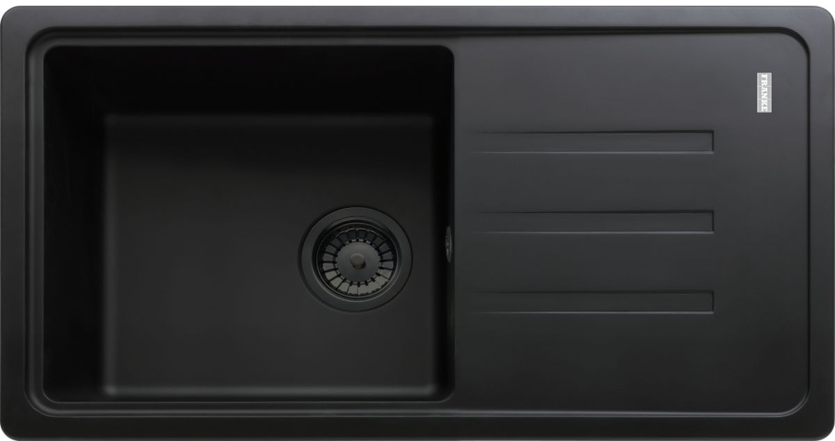 Franke Bliss granitspüle 78x43.5 cm schwarz 114.0693.559