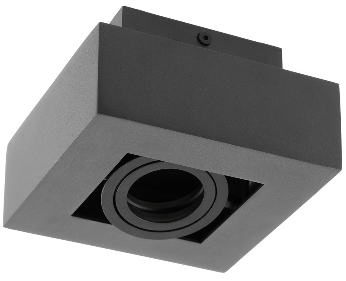 GTV Aster Eingebaute Lampe 1x50 W schwarz OS-AS1GU10-10