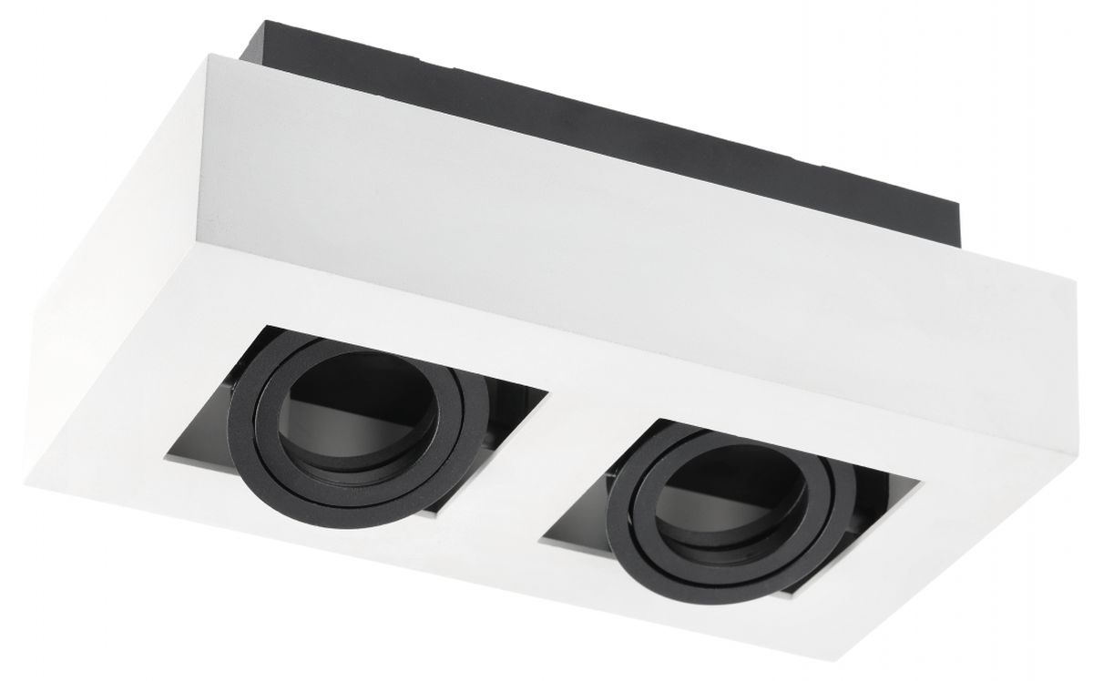 GTV Aster Eingebaute Lampe 2x50 W weiß OS-AS2GU10-00