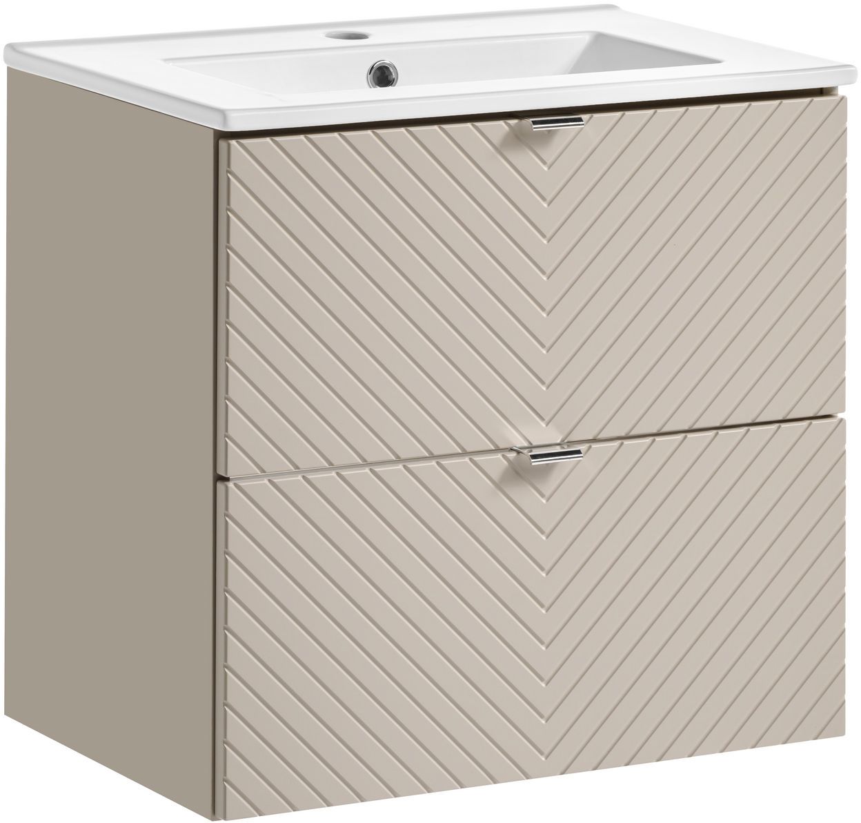 Set Kabinett Comad Viva Cashmere VIVA CASHMERE 82-60-2S, Waschbecken Comad Dance White UM-2060RB DANCE 60-DP